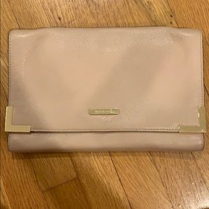 Michael Michael Kors Blush Leather Clutch